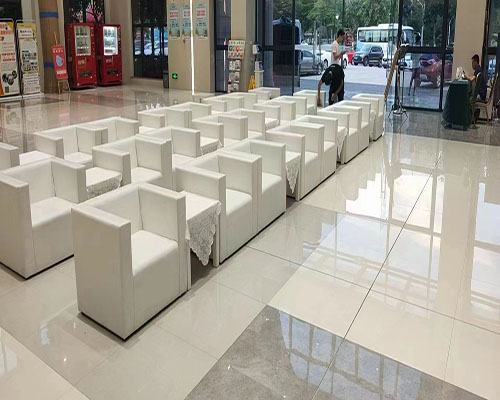 深圳高档沙发茶几活动现场案例图