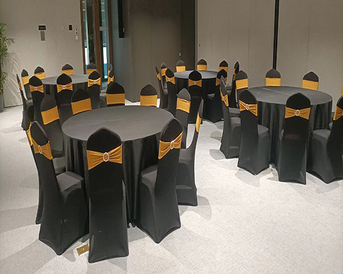 北京首都宾馆宴会桌椅活动现场图