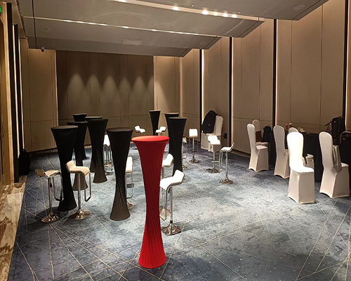 北京古典桌椅屏风活动现场案例图