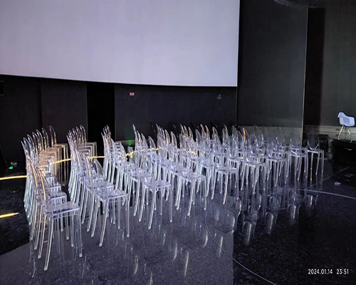 上海透明椅活动现场案例图