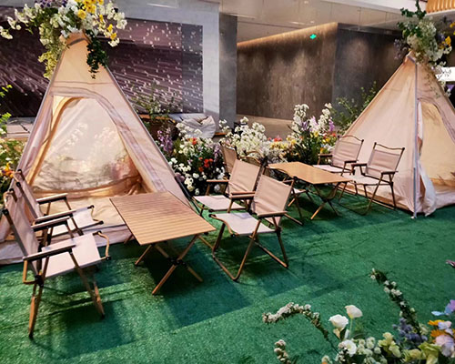 北京露营桌椅活动现场案例图