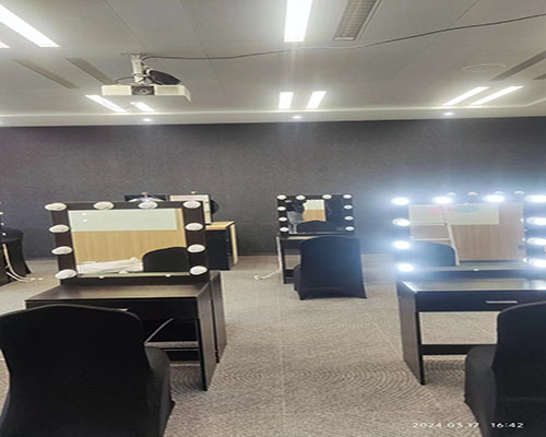 上海黑色化妆台活动现场案例图