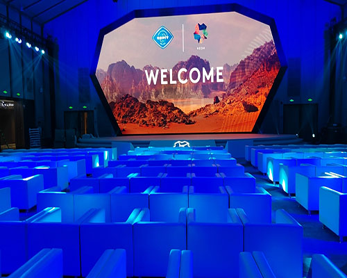 北京高档沙发桌椅活动现场案例图