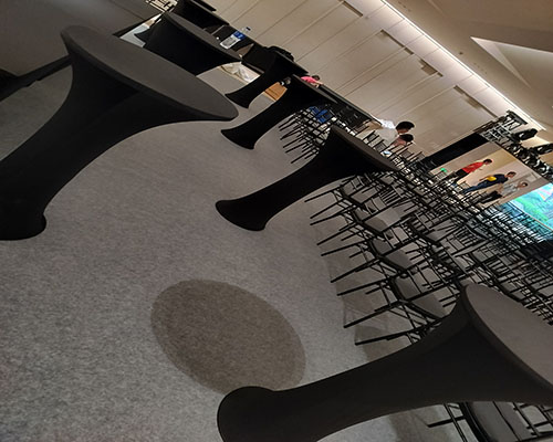 广州黑色竹节椅活动现场案例图