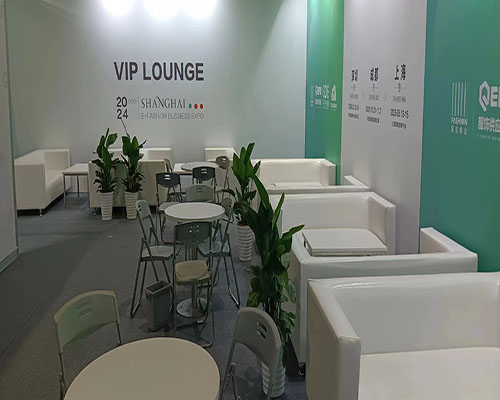上海服装展家具物料活动现场案例图