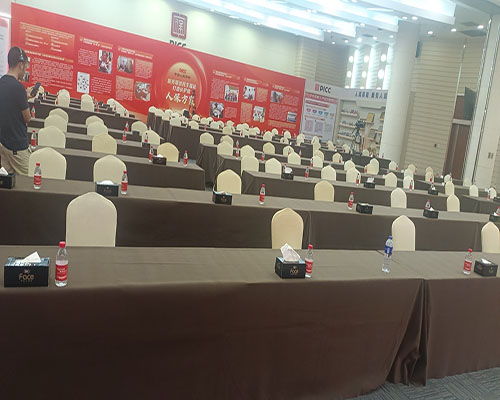 广州展会桌椅活动现场案例图