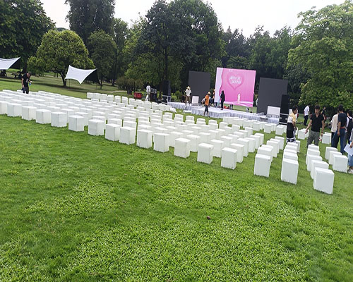 广州沙发凳天幕活动现场案例图