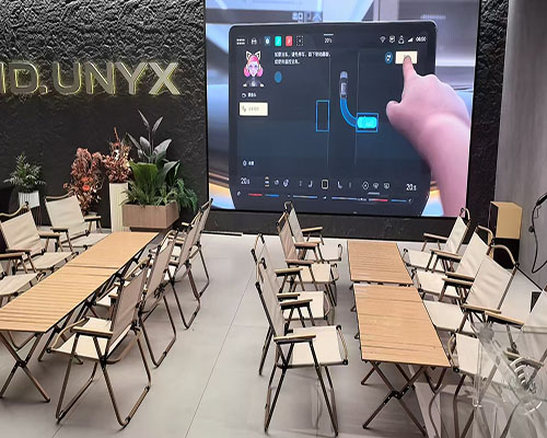 上海洽谈桌椅活动现场案例图